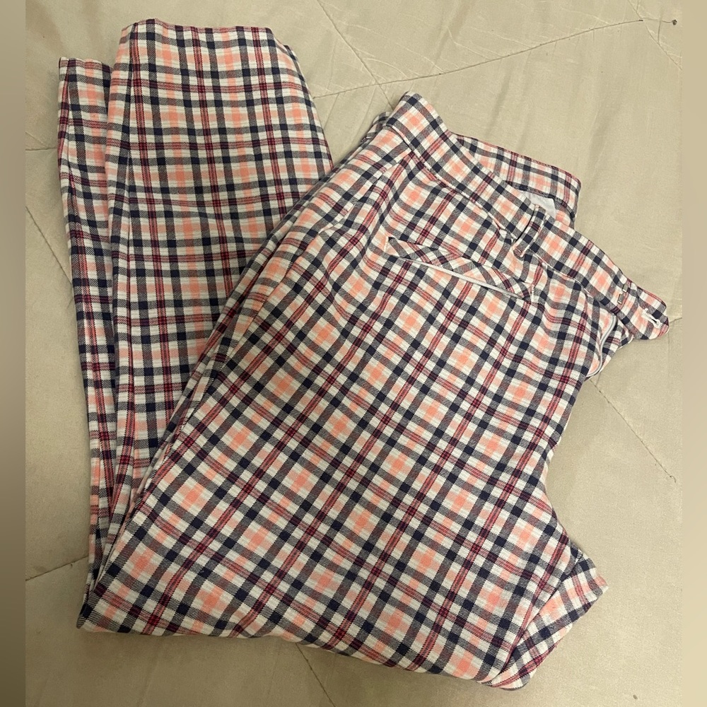 Skinny fit square design women pants